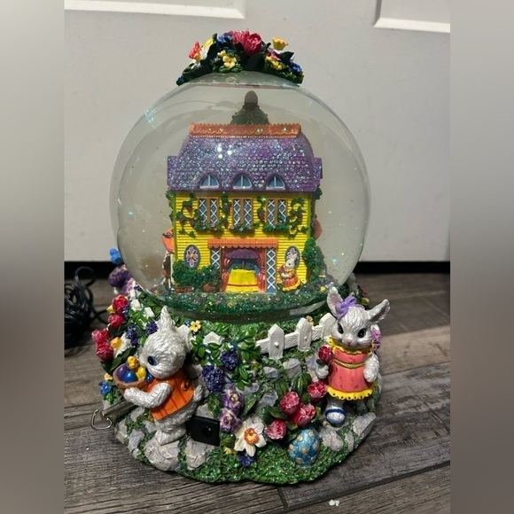 Christopher Radko Dapper Family snowglobe Glitterglobe With Box - Picture 5 of 8